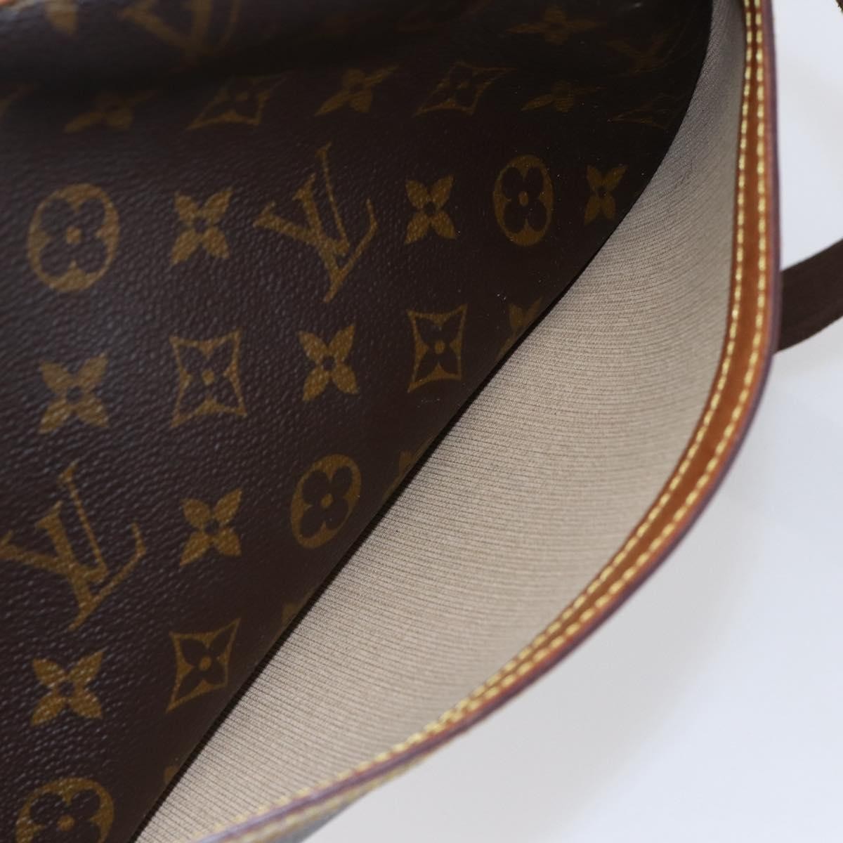 Louis Vuitton Reporter Bag Monogram Canvas, BROWN, CANVAS, Crossbody bag