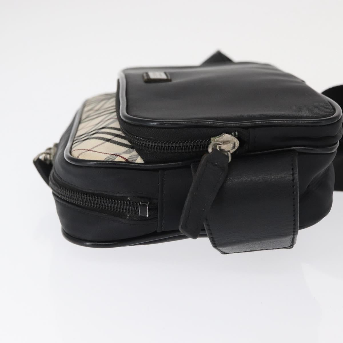 Burberry Waist Bag Nylon, BLACK, NYLON, Shoulder bag