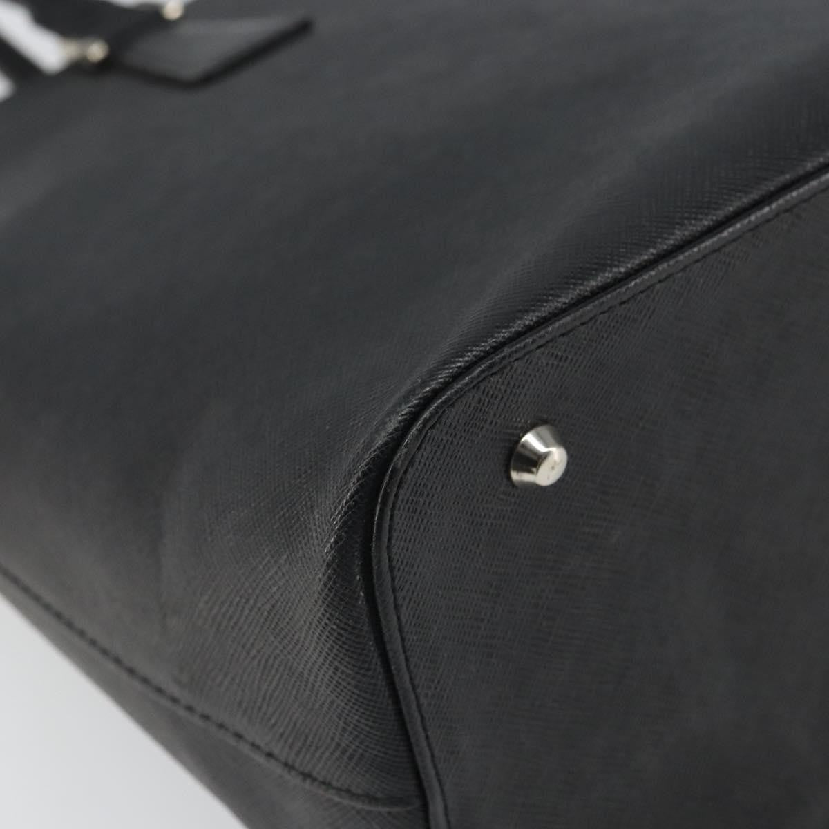 Burberry Vintage tote bag Leather, BLACK, LEATHER, Tote bag
