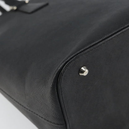 Burberry Vintage tote bag Leather, BLACK, LEATHER, Tote bag