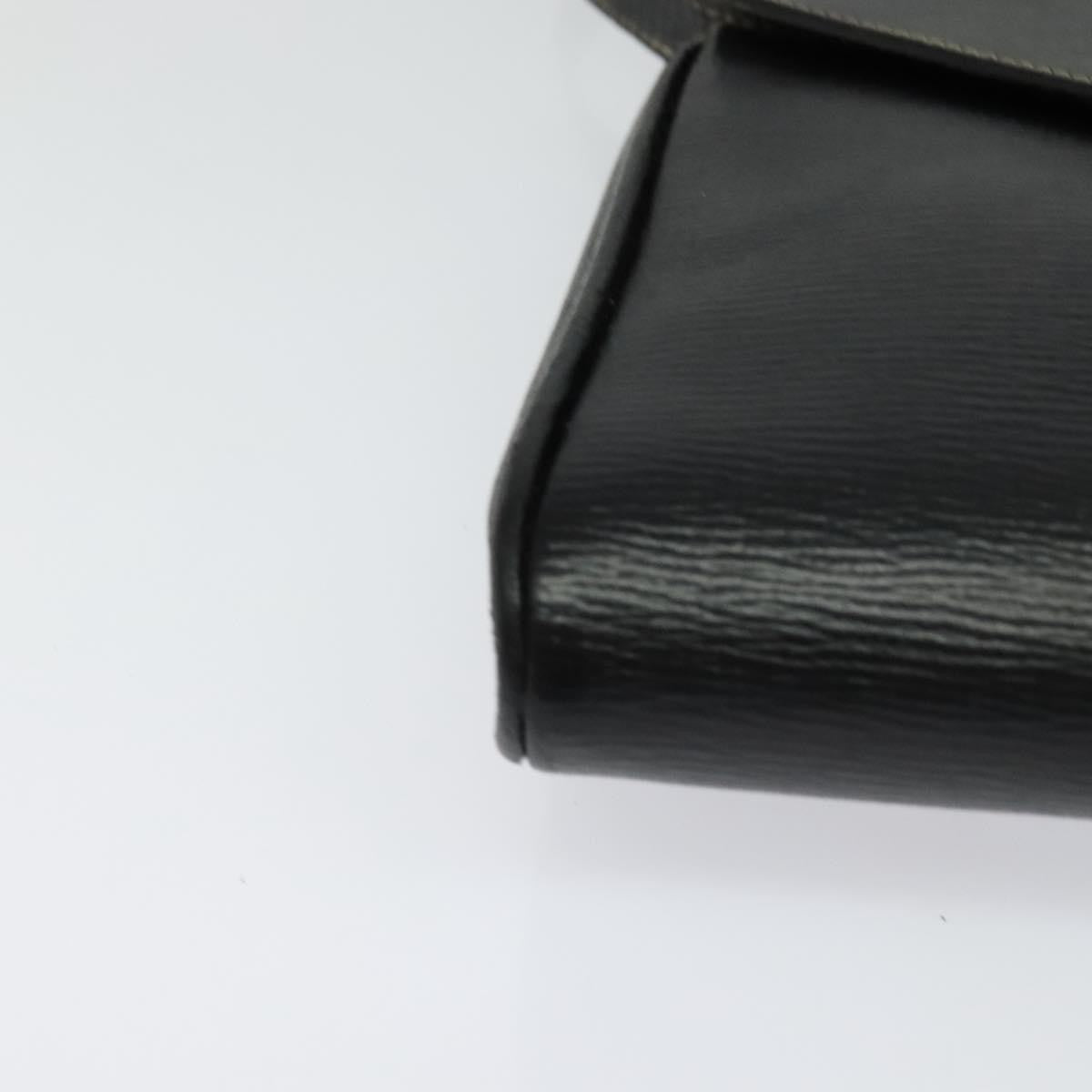 Celine Circle Logo Shoulder Bag Leather, Black, Leather, Shoulder Bag