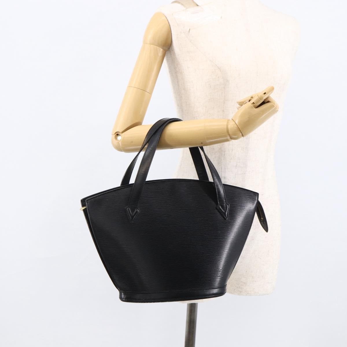 Louis Vuitton Saint Jacques NM Handbag Epi Leather, BLACK, LEATHER, Handbag