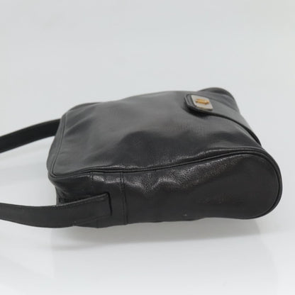 Christian Dior Shoulder bag Leather, BLACK, LEATHER, Shoulder bag