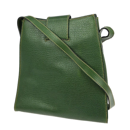 Loewe Vintage Shoulder Bag Leather, GREEN, LEATHER, Shoulder bag