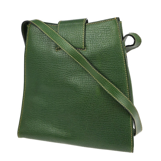 Loewe Vintage Shoulder Bag Leather, GREEN, LEATHER, Shoulder bag