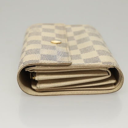 Louis Vuitton Alexandra Wallet Damier, WHITE, CANVAS, Wallets
