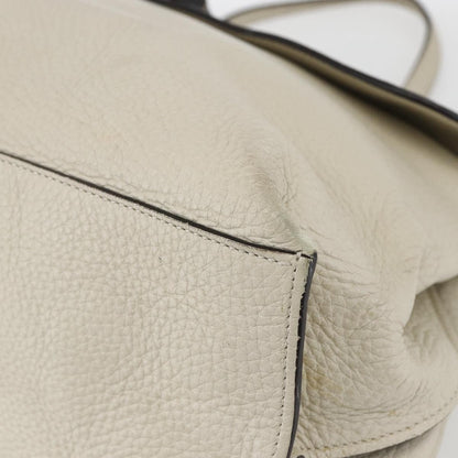 Gucci Bamboo Daily Top Handle Bag Leather, WHITE, LEATHER, Handbag