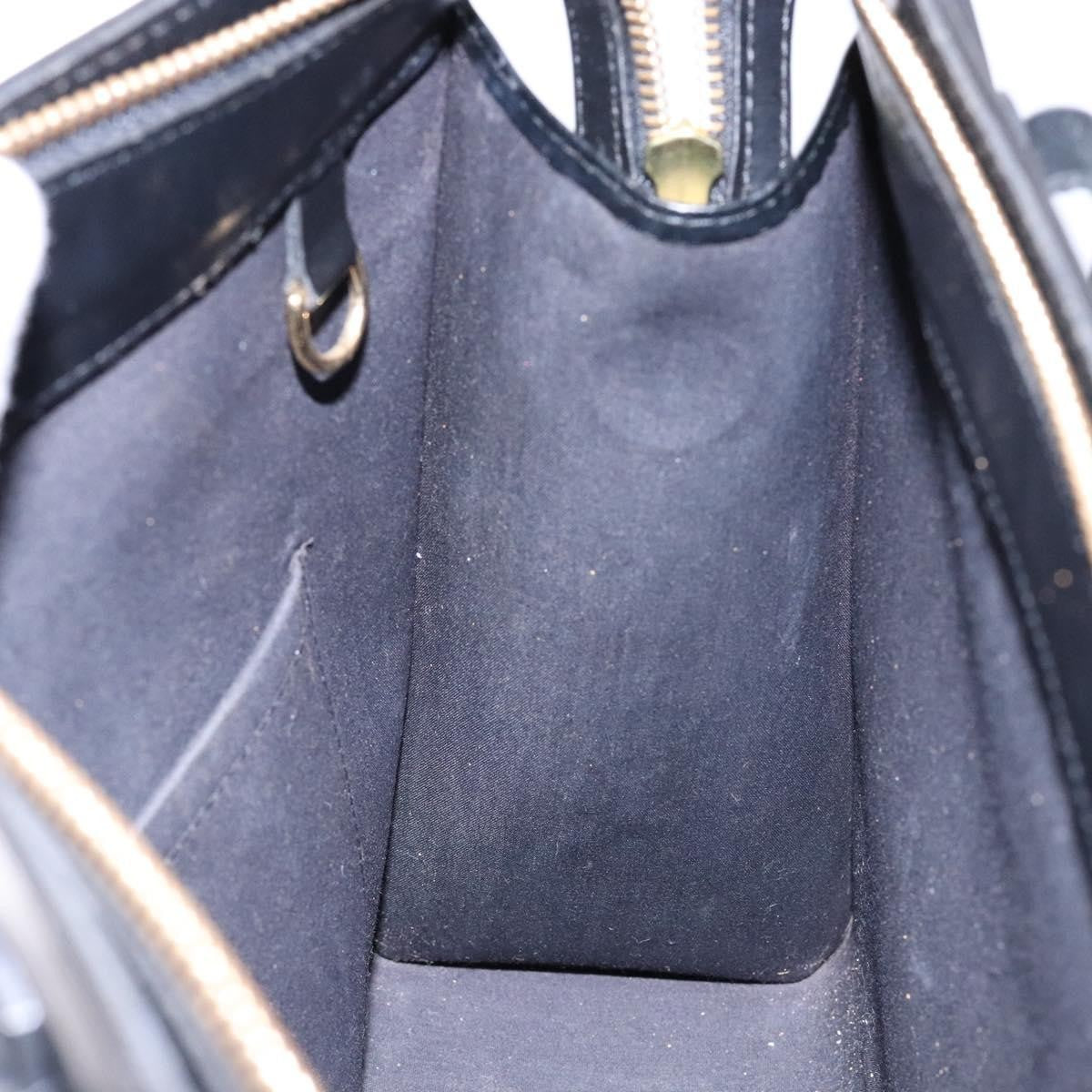 Louis Vuitton Croisette Handbag Epi Leather, BLACK, LEATHER, Tote bag