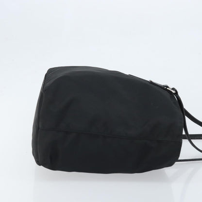 Prada Vintage Zip Tote Tessuto, Black, Nylon, Tote Bag