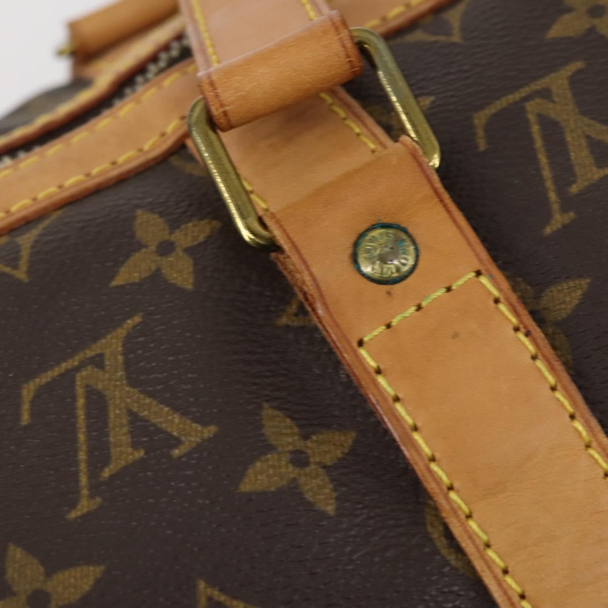 Louis Vuitton Sac Souple Handbag Monogram Canvas, BROWN, CANVAS, Travel bag
