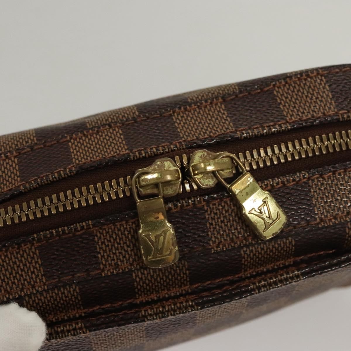 Louis Vuitton Geronimos Waist Bag Damier, BROWN, CANVAS, Travel bag