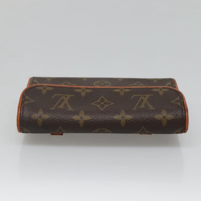 Louis Vuitton Florentine Waist Bag Monogram Canvas, BROWN, CANVAS, Travel bag