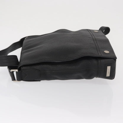 Bally Vintage Shoulder Bag Leather, BLACK, LEATHER, Shoulder bag