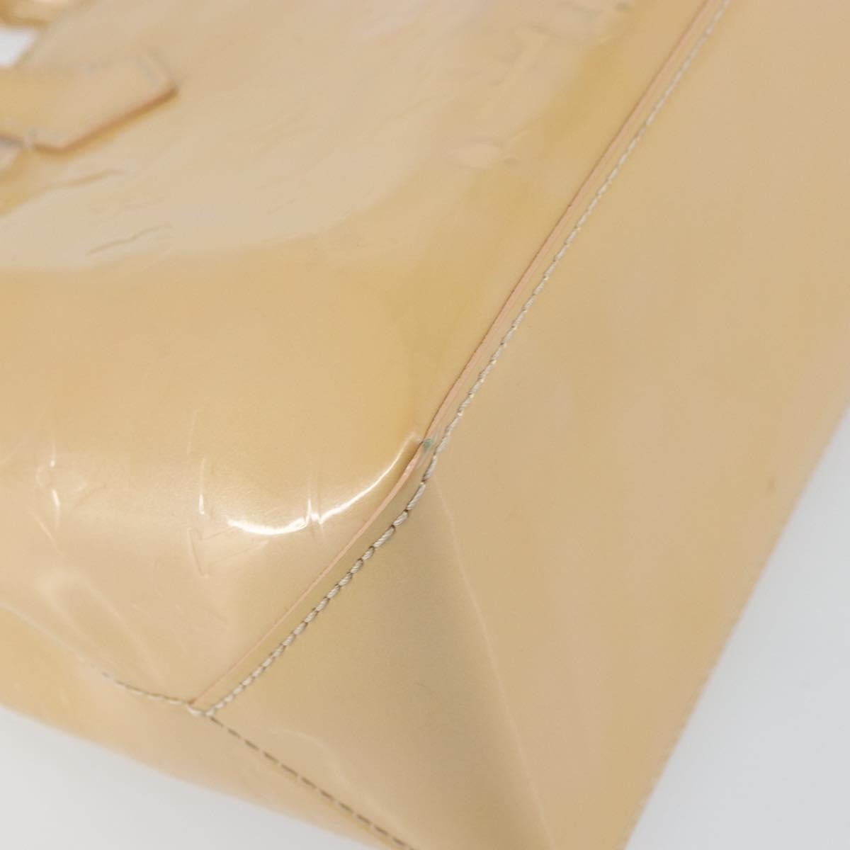 Louis Vuitton Wilshire Handbag Monogram Vernis, BEIGE, PATENT_LEATHER, Tote bag