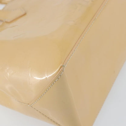 Louis Vuitton Wilshire Handbag Monogram Vernis, BEIGE, PATENT_LEATHER, Tote bag