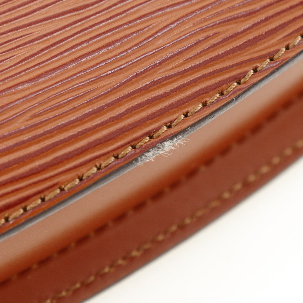 Louis Vuitton Prebourg Shoulder Bag Epi Leather, BROWN, LEATHER, Shoulder bag