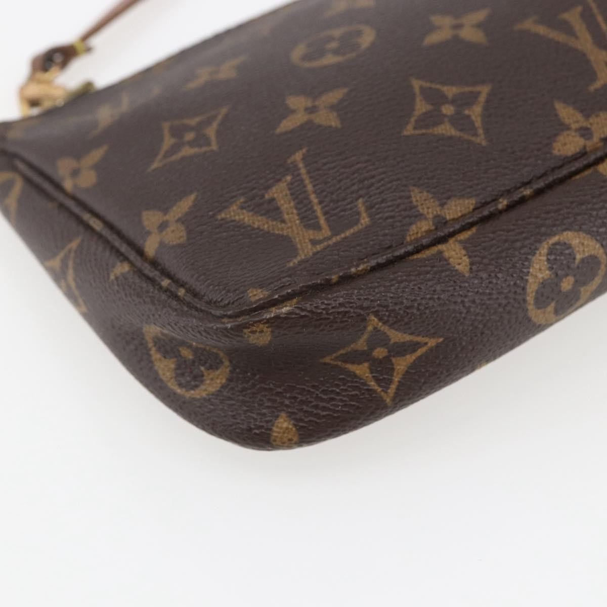 Louis Vuitton Pochette Accessoires NM Monogram Canvas, BROWN, CANVAS, Clutche & pouche