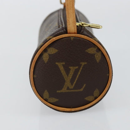 Louis Vuitton Papillon Pochette Monogram Canvas, BROWN, CANVAS, Clutche & pouche