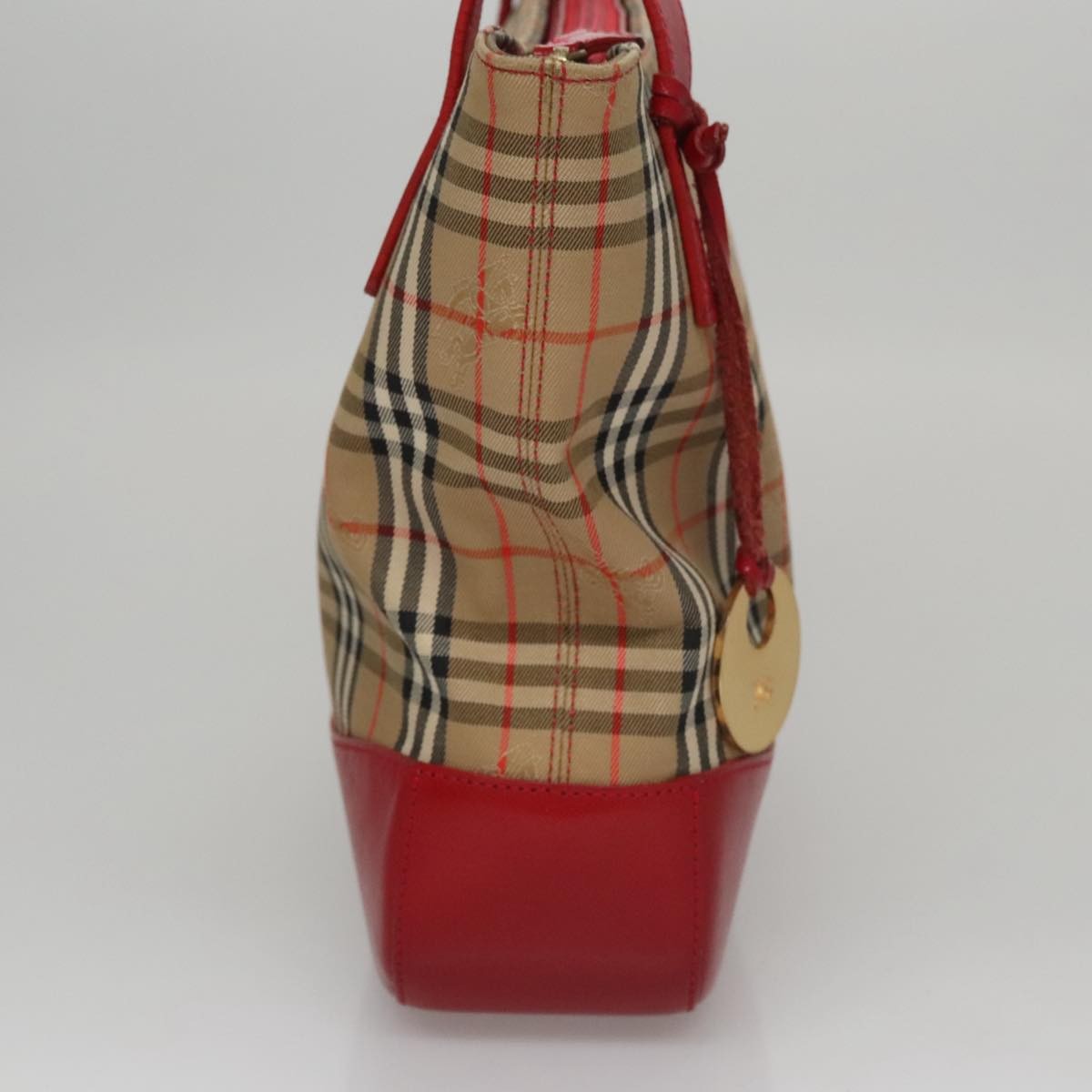 Burberry Nova Check Handbag Nova Check Canvas, BEIGE, CANVAS, Handbag