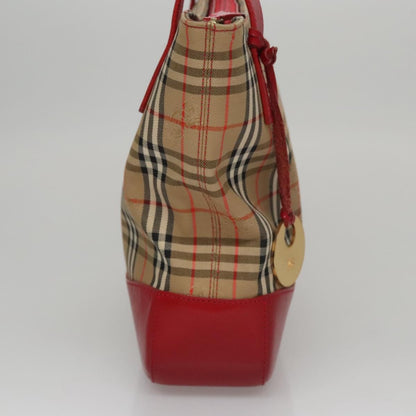 Burberry Nova Check Handbag Nova Check Canvas, BEIGE, CANVAS, Handbag