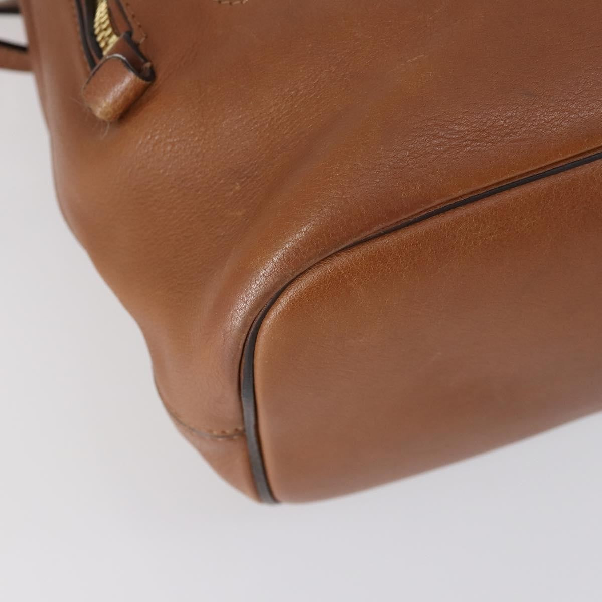 Chloe Faye Backpack Leather and Suede, BROWN, SUEDE, Backpack