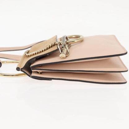 Chloe Faye Bracelet Crossbody Bag Leather and Suede, PINK, SUEDE, Crossbody bag