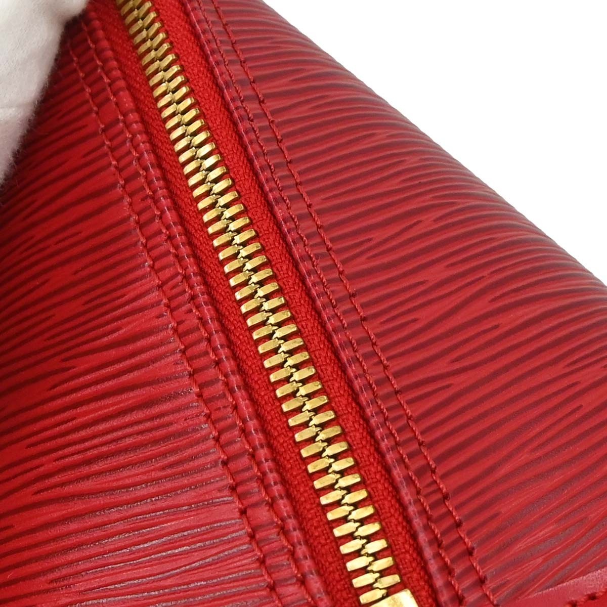 Louis Vuitton Alma Handbag Epi Leather, Red, Leather, Handbag