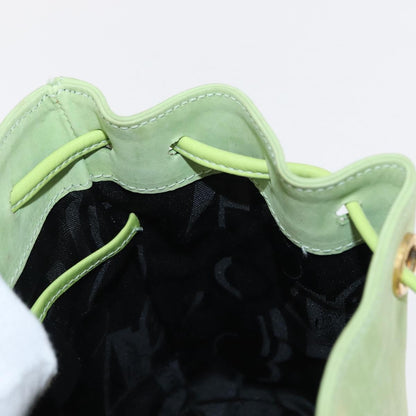 Salvatore Ferragamo Gancini Backpack Suede, GREEN, SUEDE, Backpack