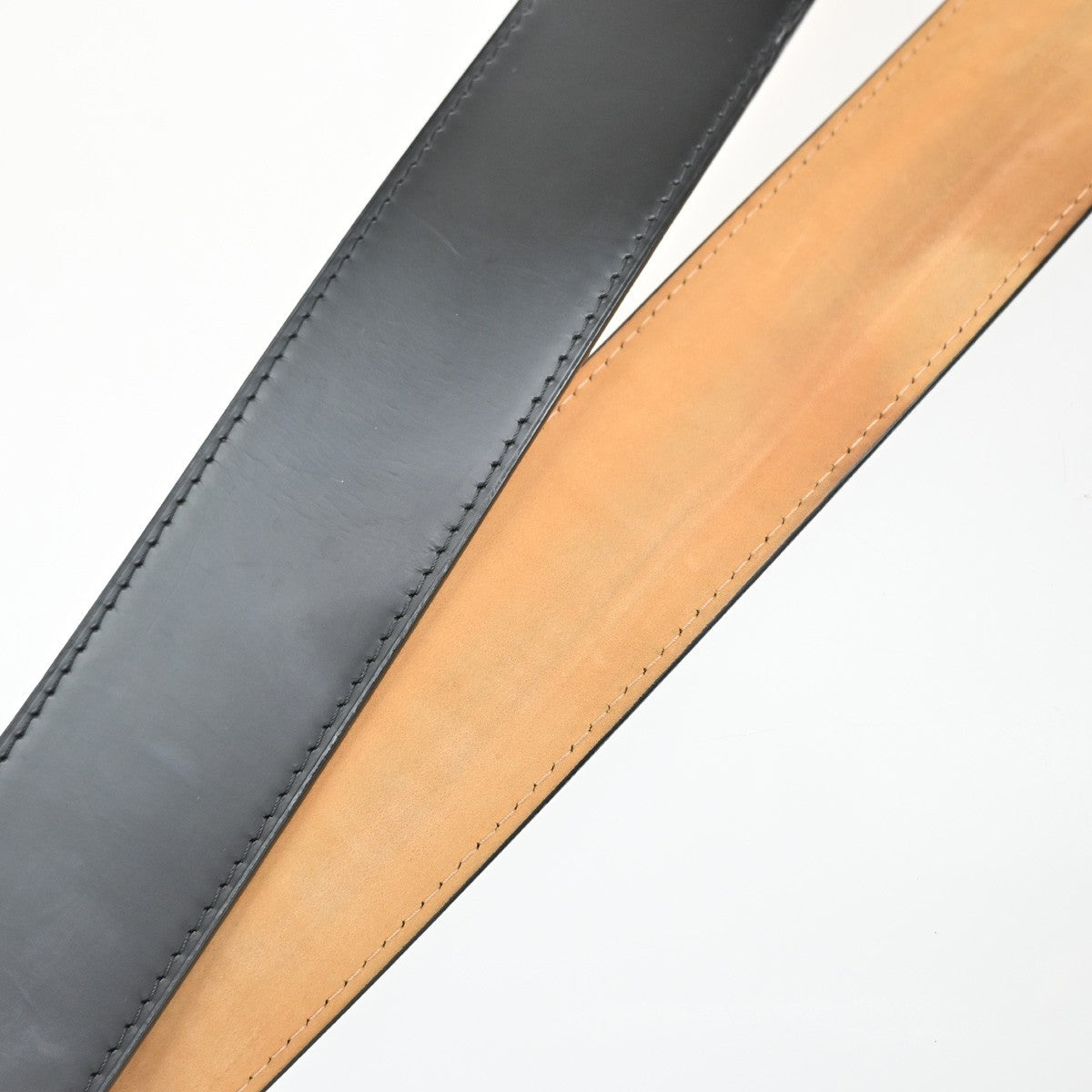 Louis Vuitton Travelling Requisites Belt Leather, BLACK, LEATHER, Belts