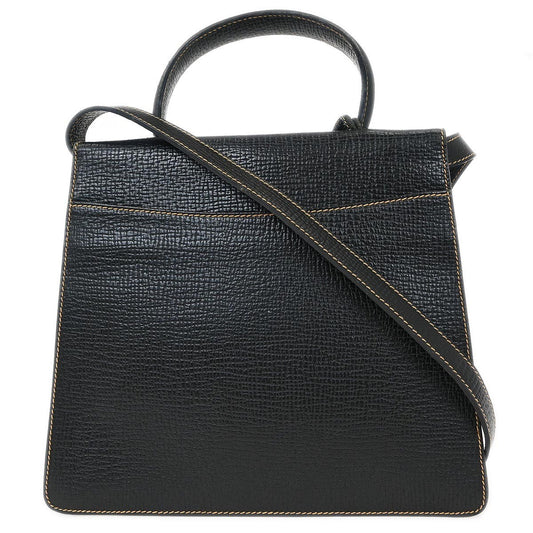 Loewe Barcelona Shoulder Bag Leather, BLACK, LEATHER, Handbag