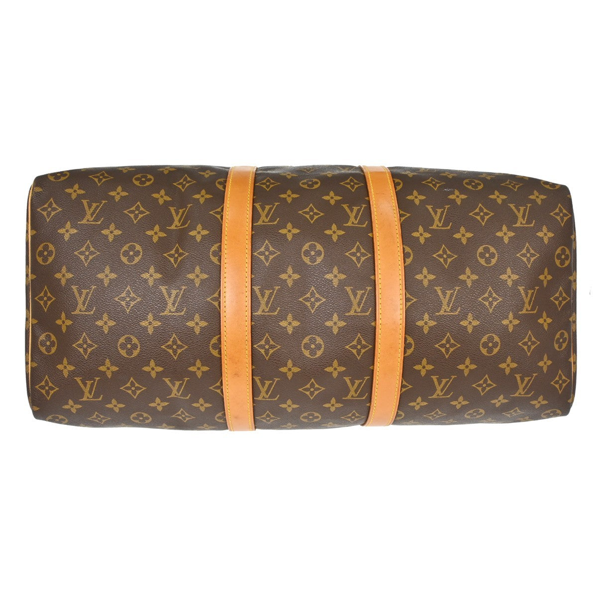 Louis Vuitton Keepall Bag Monogram Canvas, Brown, Canvas, Travel Bag