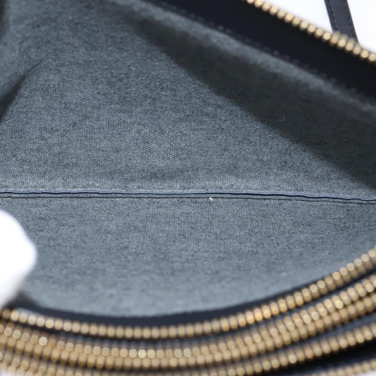 Celine Trio Crossbody Bag Leather, BLACK, LEATHER, Crossbody bag