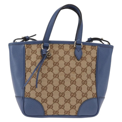Gucci Bree Convertible Tote GG Canvas with Leather, Beige, Canvas, Tote Bag