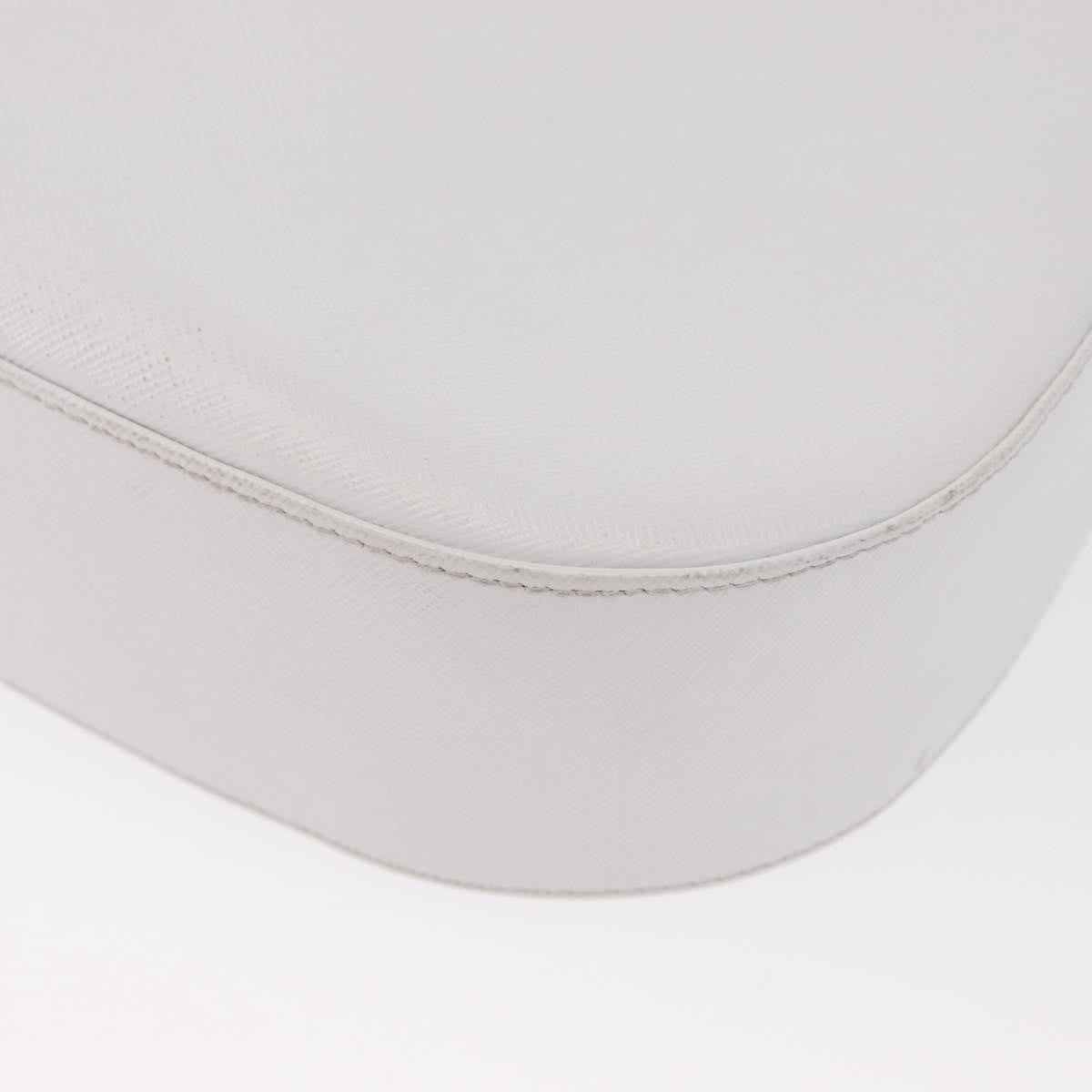 Salvatore Ferragamo Gancini Shoulder Bag Leather, WHITE, LEATHER, Shoulder bag