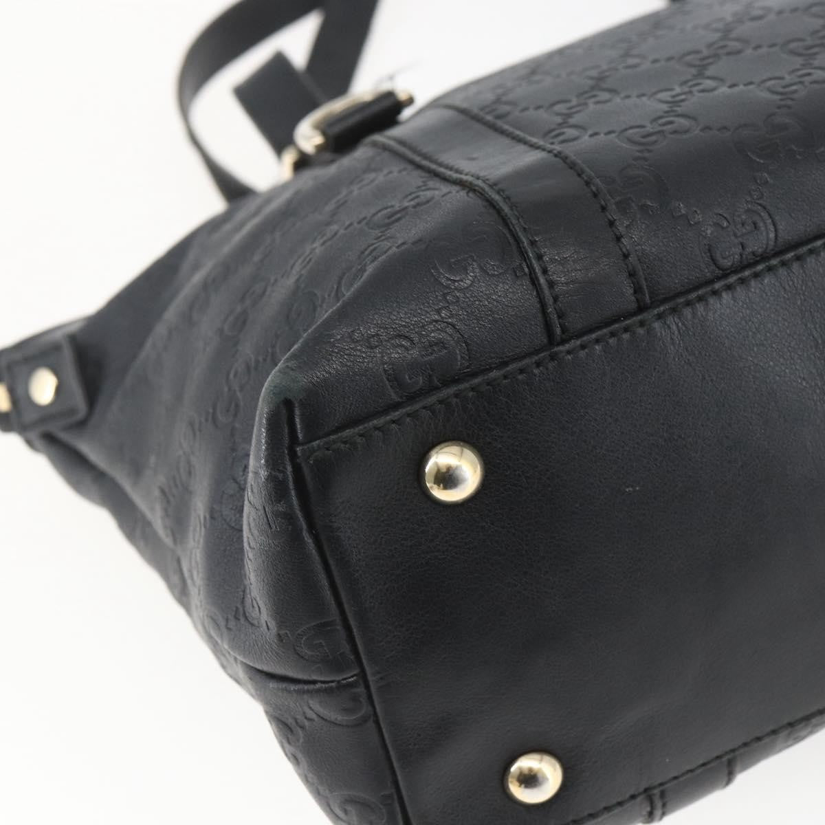 Gucci Abbey Zip Tote Guccissima, BLACK, CANVAS, Tote bag