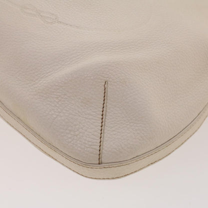 Prada Vintage Shoulder Bag Leather, White, Leather, Shoulder Bag