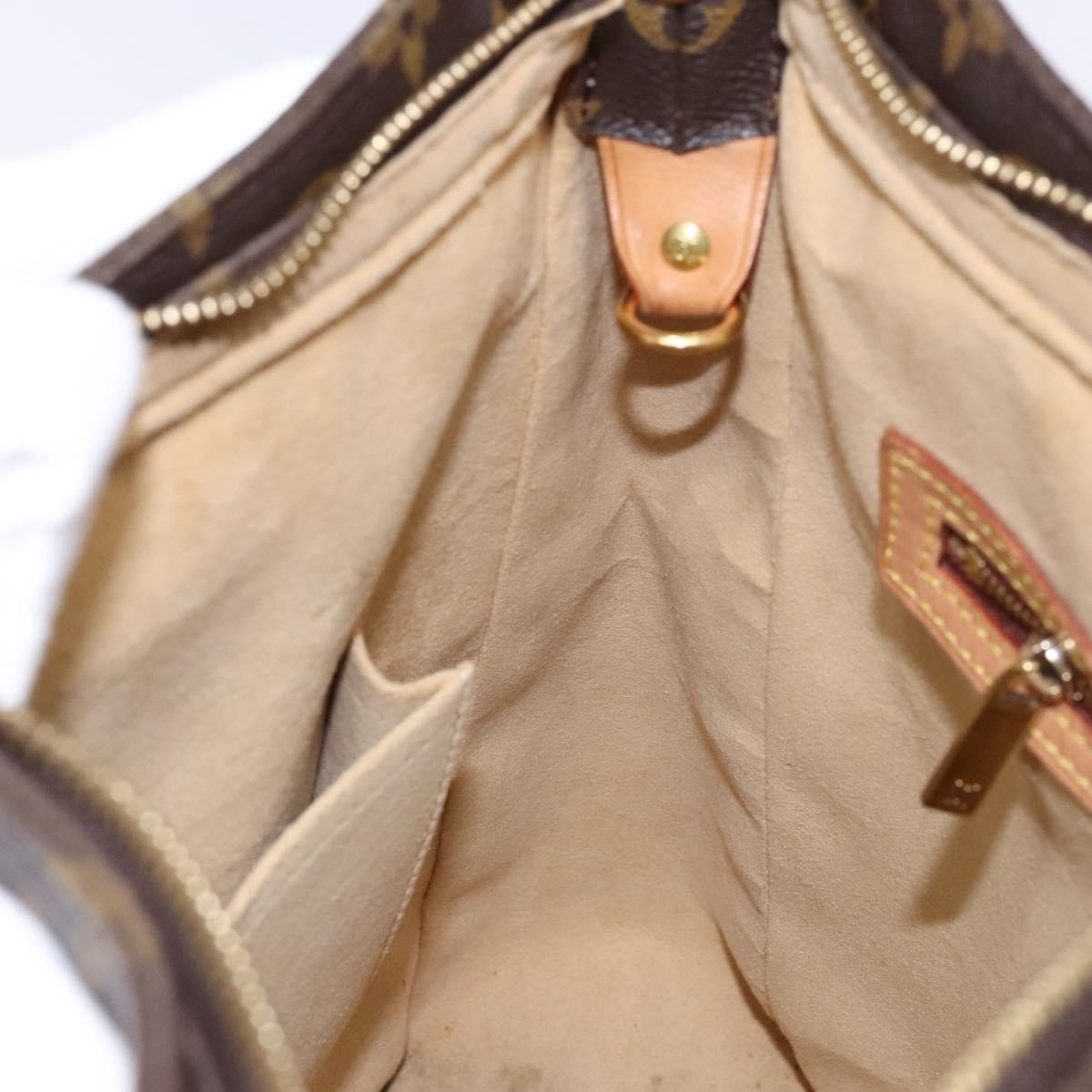 Louis Vuitton Looping Handbag Monogram Canvas, BROWN, CANVAS, Handbag