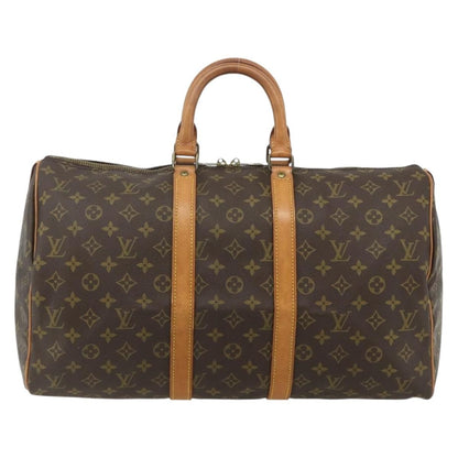 Louis Vuitton Keepall Bag Monogram Canvas, Brown, Canvas, Travel Bag