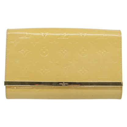 Louis Vuitton Ana Bag Monogram Vernis, YELLOW, PATENT_LEATHER, Clutche & pouche