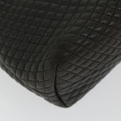 Bally Vintage Shoulder Bag Quilted leather, BLACK, LEATHER, Shoulder bag