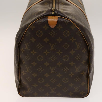 Louis Vuitton Keepall Bag Monogram Canvas, BROWN, CANVAS, Travel bag