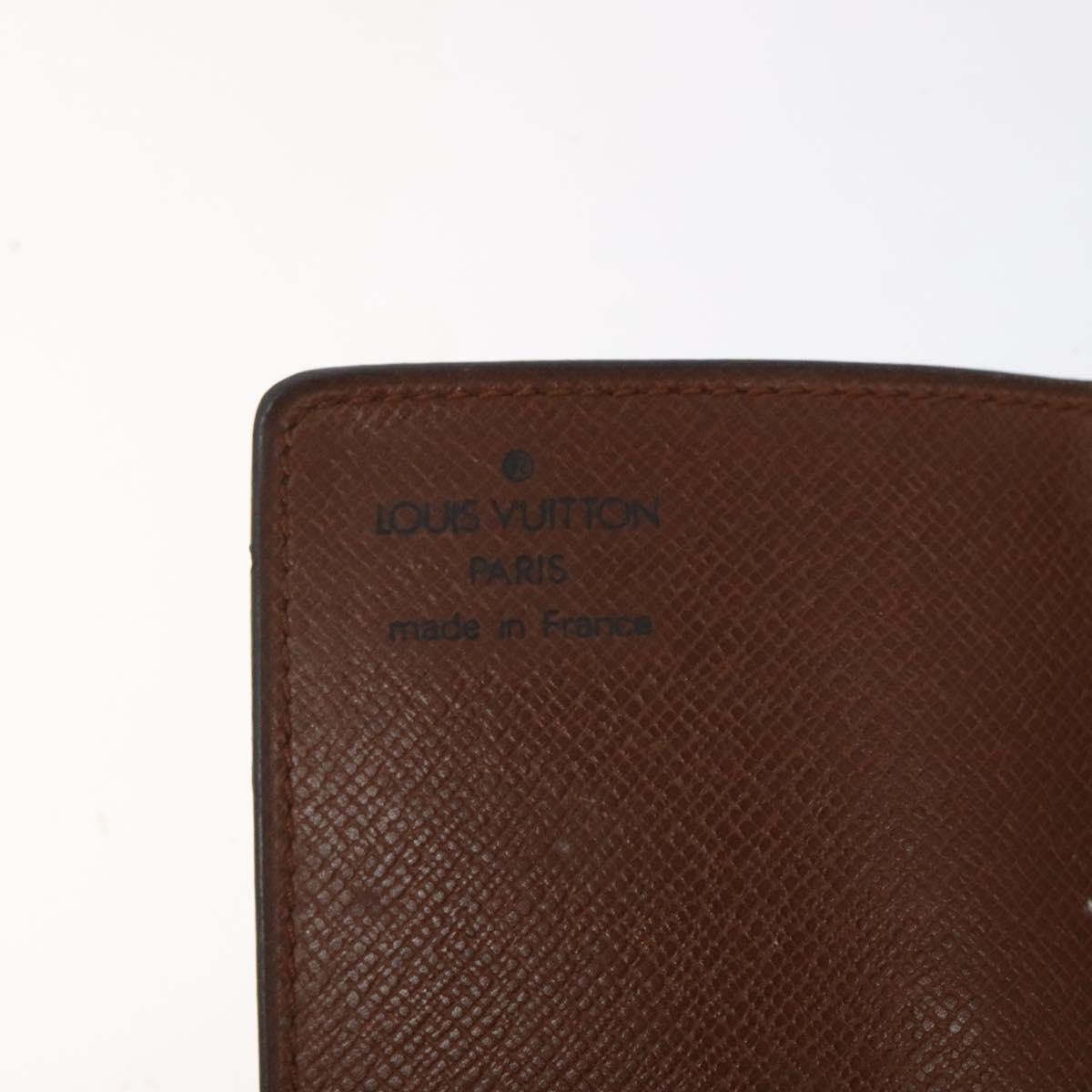 Louis Vuitton Porte Cartes Pression Card Case Monogram Canvas, BROWN, CANVAS, Card Holders