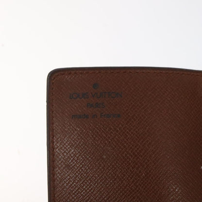 Louis Vuitton Porte Cartes Pression Card Case Monogram Canvas, BROWN, CANVAS, Card Holders
