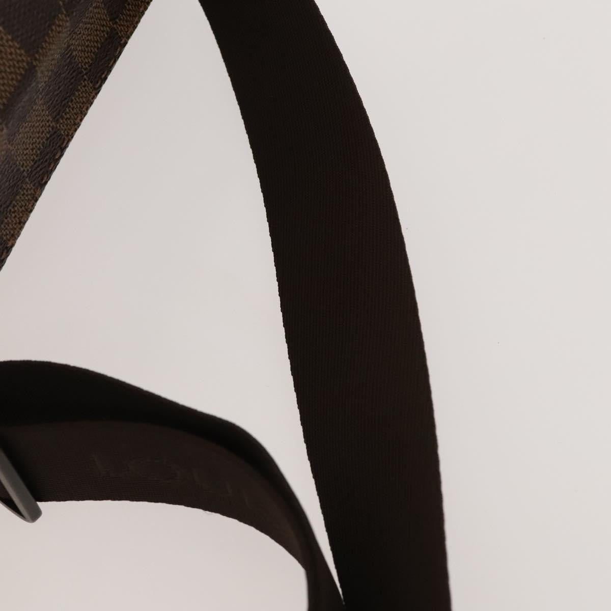 Louis Vuitton Naviglio Handbag Damier, BROWN, CANVAS, Shoulder bag