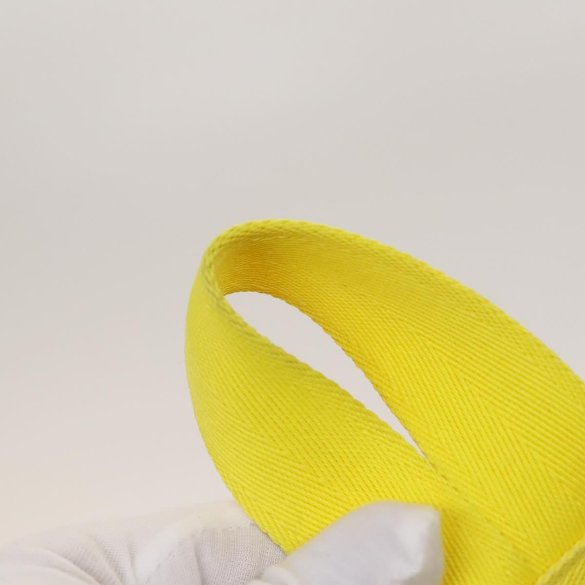 Bottega Veneta Vintage Backpack Nylon, Yellow, Nylon, Backpack