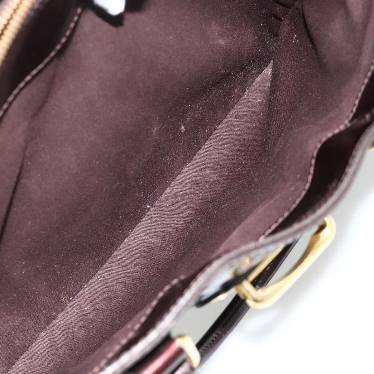 Louis Vuitton Melrose Avenue Handbag Monogram Vernis, Burgundy, Patent Leather, Handbag