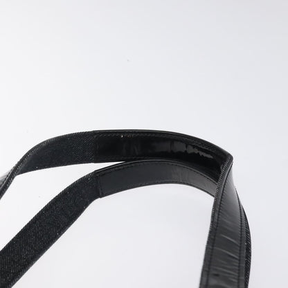 Bvlgari B.Zero1 Logomania Bag Canvas with Leather, BLACK, CANVAS, Shoulder bag