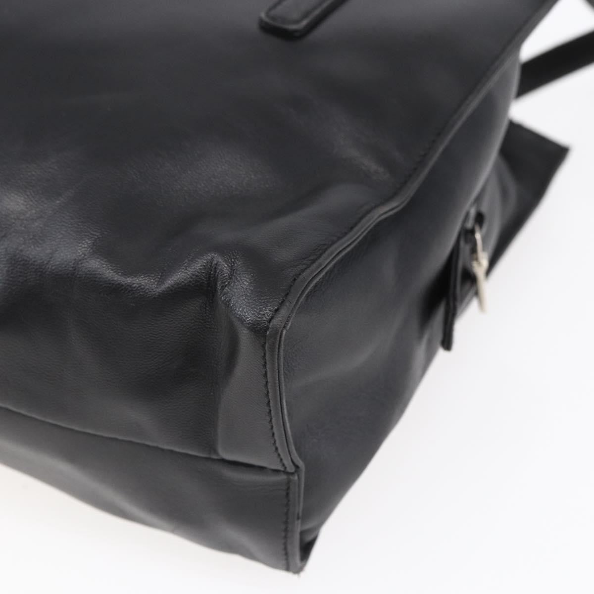 Prada Vintage Shoulder Bag Leather, BLACK, LEATHER, Shoulder bag