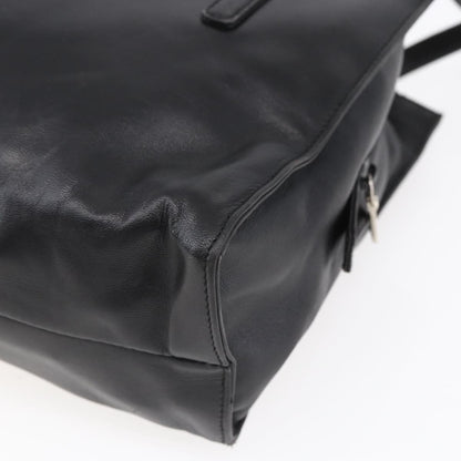 Prada Vintage Shoulder Bag Leather, BLACK, LEATHER, Shoulder bag