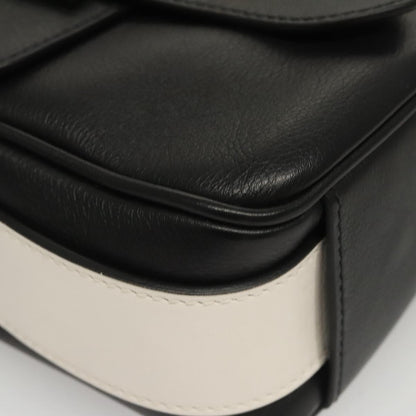 Prada Turnlock Flap Crossbody Bag Leather, BLACK, LEATHER, Shoulder bag